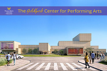 The Goldfarb Center for Performing Arts building The Goldfarb Center for Performing Arts building