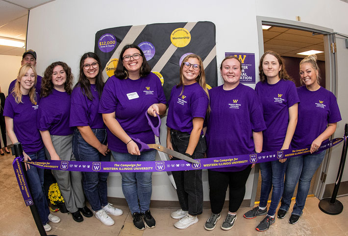 The Arlington & Arlene Seymour Center, the first of its kind in Illinois and one of a few in the United States, served as the backdrop for Friday’s ribbon-cutting event.