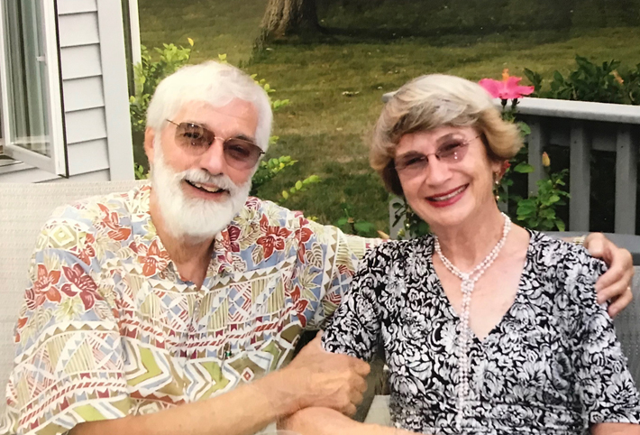 Western Illinois University History Professor Emeritus Dave Egler and his wife, Sally.